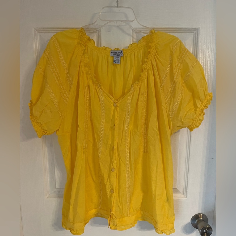 Caribbean Joe Plus Blouse